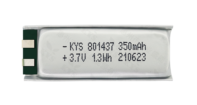 801437-350mAh  3A放電